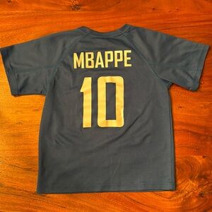 France French jersey Mbappe #10
Blue and white number
